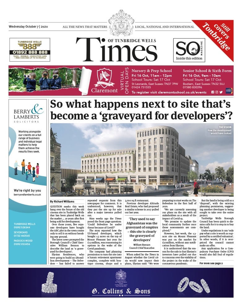 Read The Times of Tunbridge Wells 7th October 2020